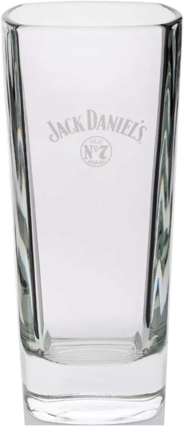 Jack Daniels Highball Glass White Text (1Glass)