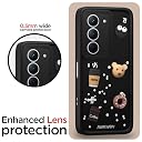 Pikkme Back Cover for Realme Narzo 80x 5G / Realme P3x 5G / Realme 14X 5G | Cute Fun Cartoon 3D Bear Silicone Full Body Protection Bumper Case (Black) gallery image