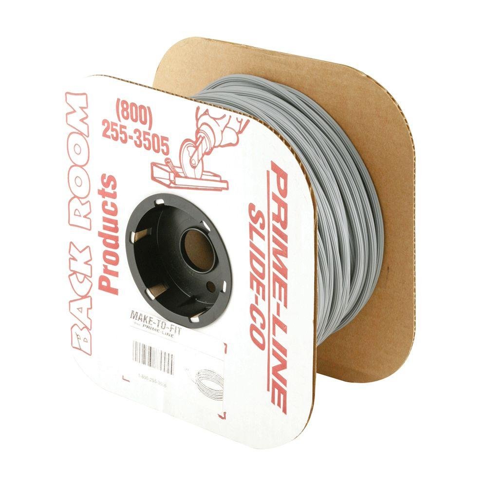 Spline moustiquaire en vinyle gris 5/32" pour réparer une toile détendue ou arrachée
