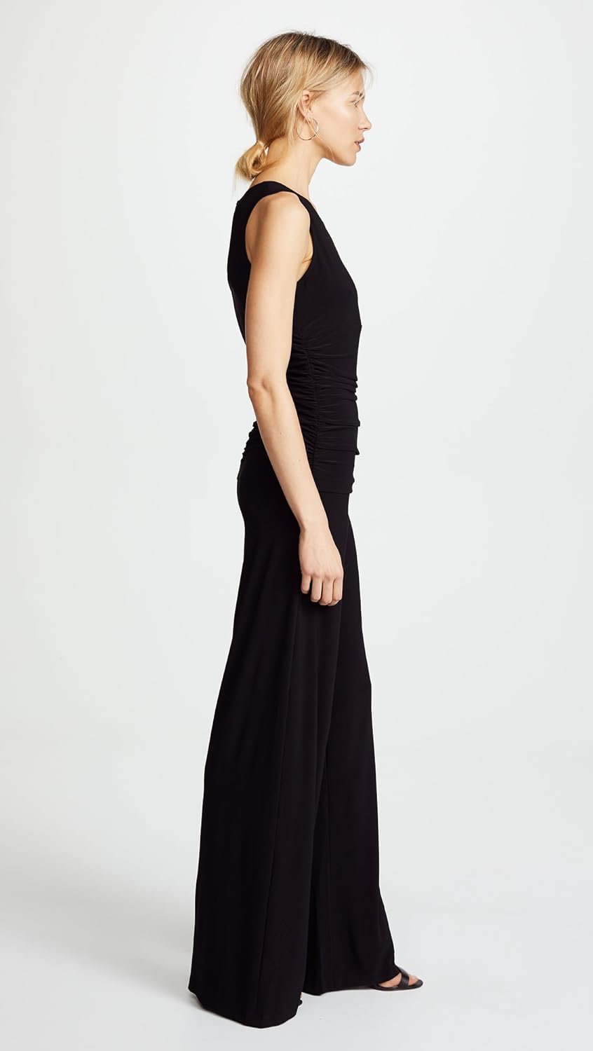 Norma Kamali Women's Kamali Kulture Shirred Waist Jumpsuit - Image 4