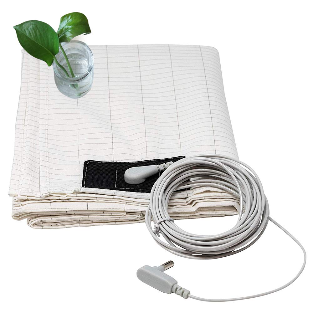 Buy COVA Earthing Grounding Half Sheet Mat Pillow Case Cotton for