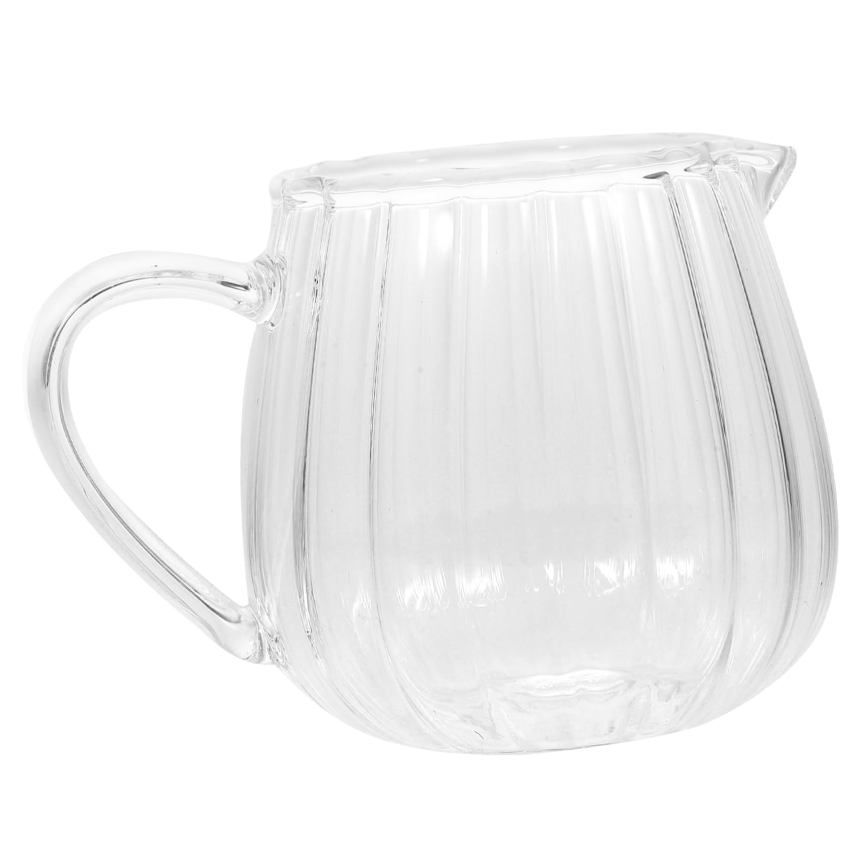 STOBAZA Stylish Glass Jar 100ml Milk Dispenser Versatile for Coffee Syrup Milk Salad Dressing for Occasion