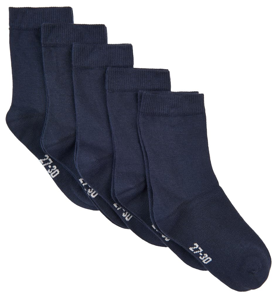 MINYMO Jungen Ankle Sock -Solid (5-pack) Socken (5er Pack)