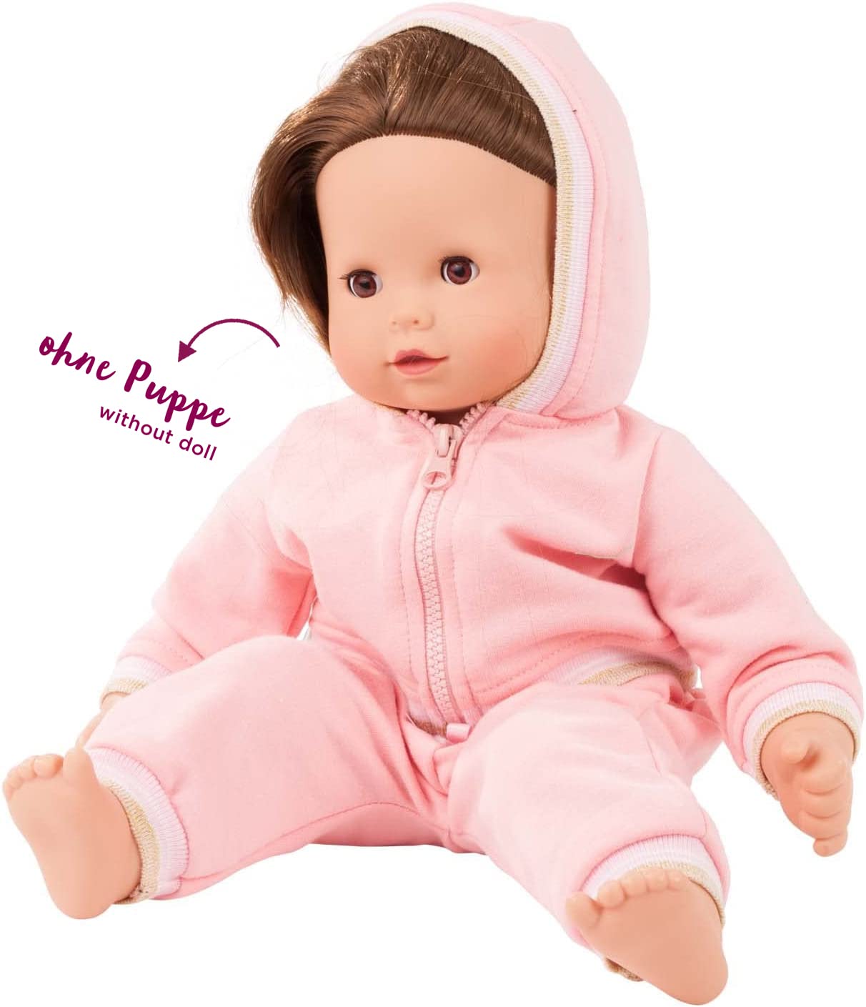 Götz 3403159 Comfy in Style Baby Suit Tracksuit - Doll Clothing Size S - 2-Piece Clothing - and Accessory Set for Baby Dolls from 30 - 33 cm Götz 3403159 Comfy in Style Baby Suit Tracksuit - Doll Clothing Size S - 2-Piece Clothing - and Accessory Set for Baby Dolls from 30 - 33 cm