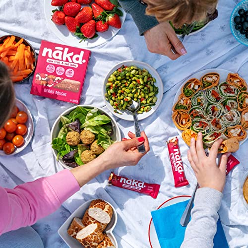 Nakd Berry Delight Natural Fruit & Nut Bars Vegan Healthy Snack