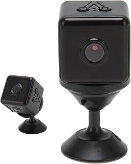 Mini WiFi Camera, 1080P Smart Motion Detection Wireless Surveillance Camera, Night Vision, PIR Body Sensor, Remote View, with Stand, for Home Security