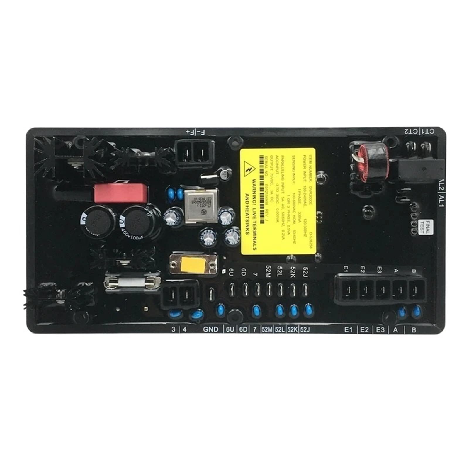 1 generador AVR DVR2000E, alternador, regulador de voltaje automático, estabilizador, accesorios for grupo electrógeno