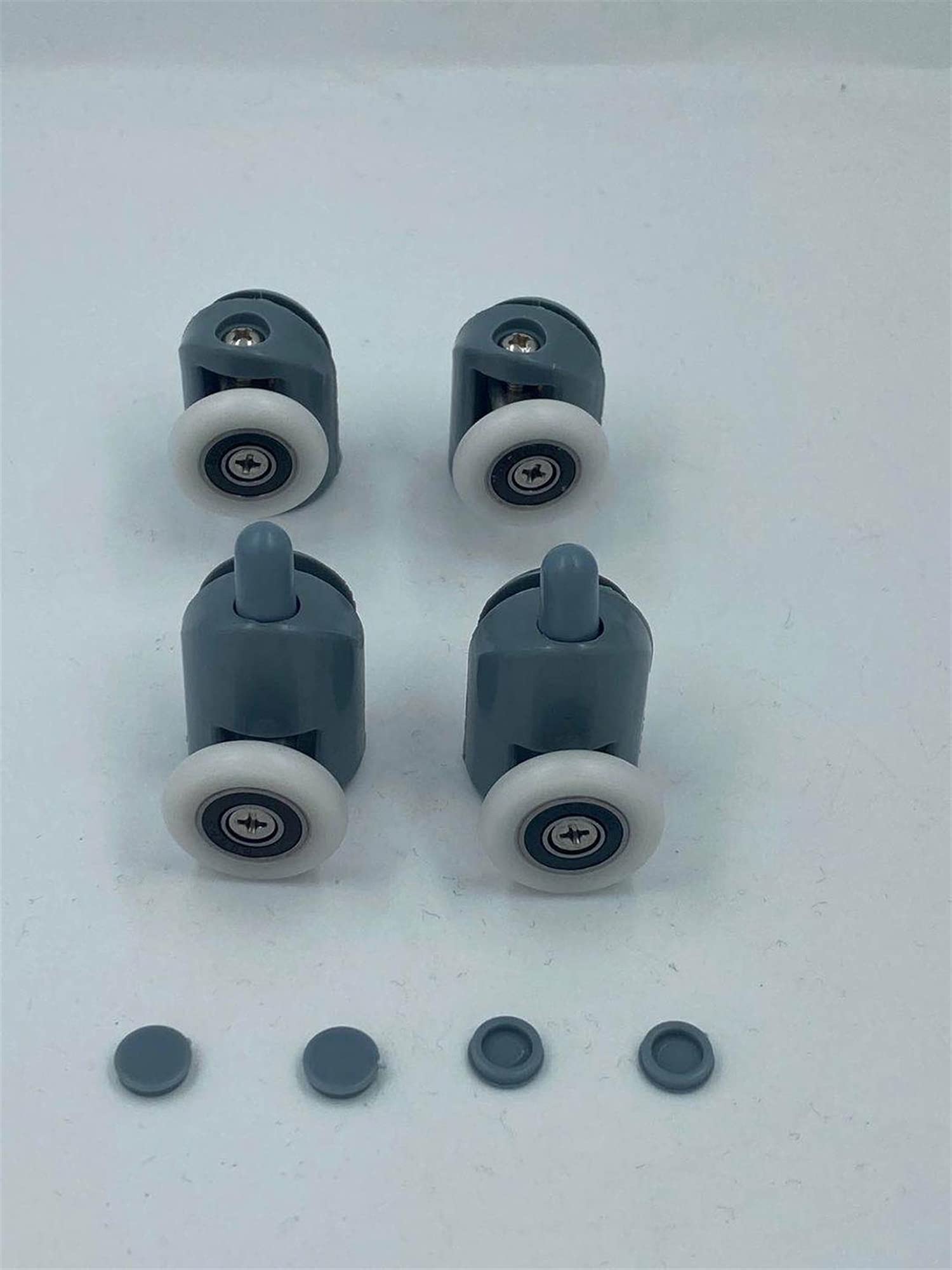 Rodillos de ducha de 22mm para puertas correderas de cabina set de 4 piezas
