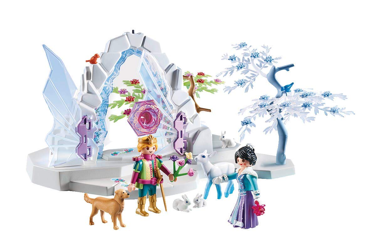 Amazon.com: Playmobil Crystal Gate to The Winter World : Toys & Games