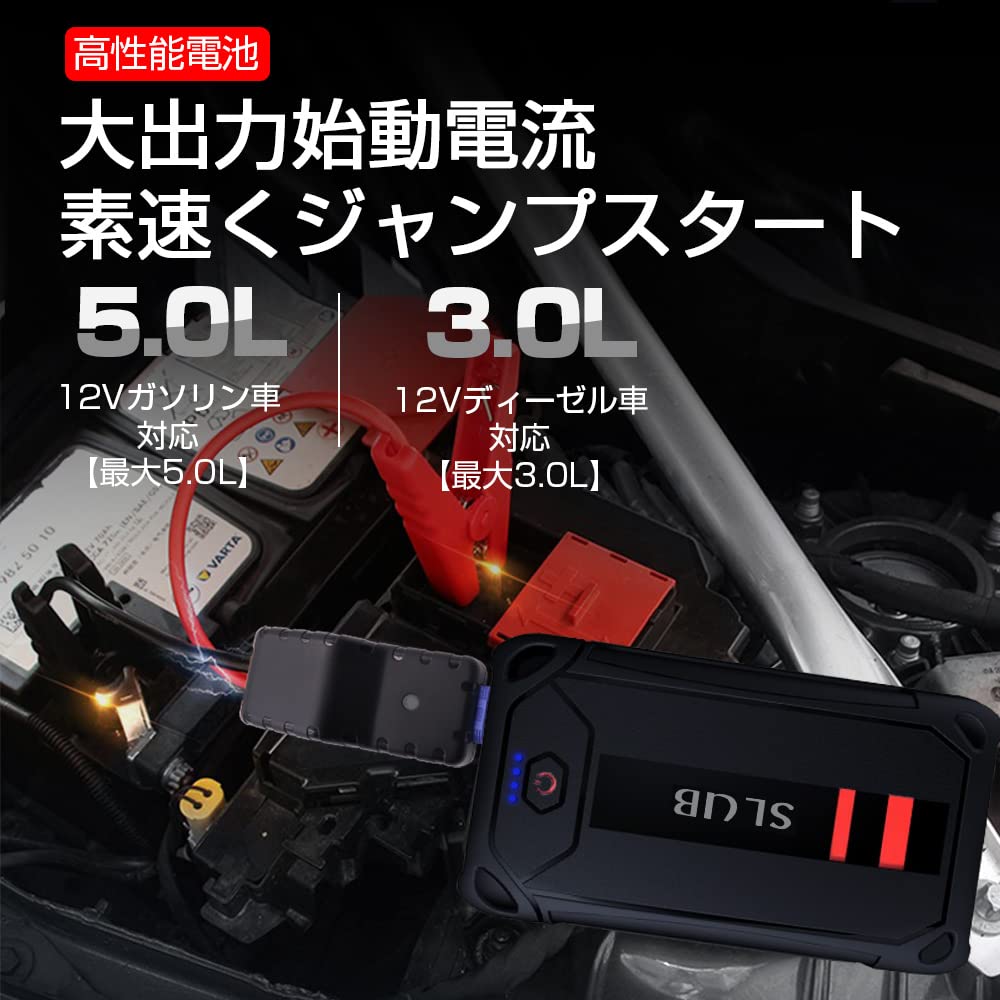 ジャンプスターター 緊急始動 12v 車用 エンジンスターター ケーブ[sg6] ジャンプスターター 緊急始動 12v 車用 エンジンスターター