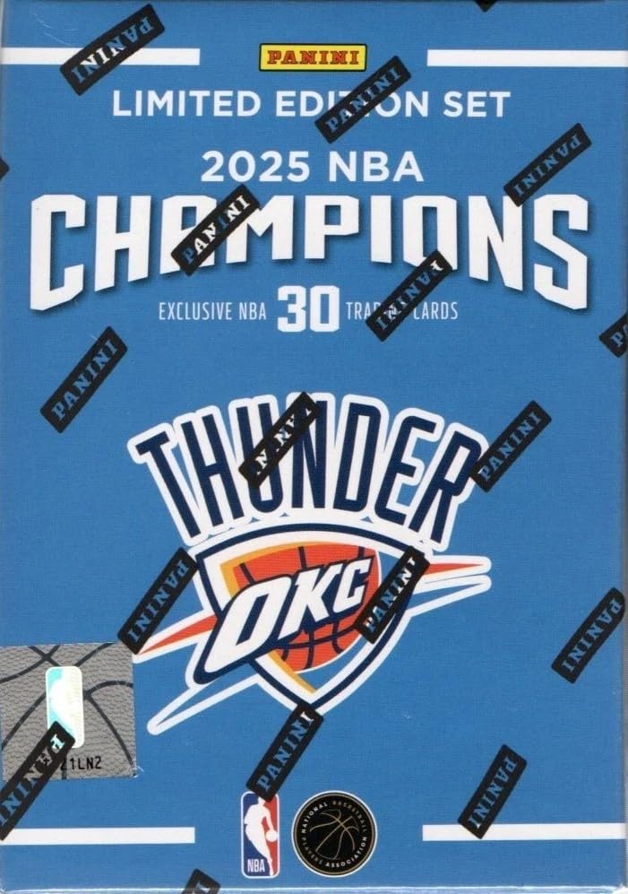 Oklahoma City Thunder 2024 2025 Limited Edition 30 Card Champions Boxed Team Set Featuring 3 Different Shai Gilgeous Alexander Cards Plus Chet Holmgren, Jalen Williams, Alex Caruso and Others : Collectibles & Fine Art