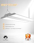 High Bay LED Shop Lights, 150W 22500LM, Switchable 150W/120W/100W & 4000K/5000K, 0-10V Dimmable 120-277V, LED Linear High Bay Light for Garage/Warehouse/Workshop/Barn, ETL Listed, 7-Year Warranty