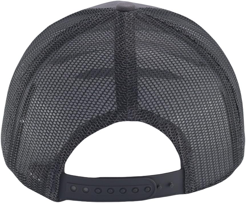 Image of Mens Mesh Snapback Hat Fits One Size & XXL | Structured Adjustable Trucker Hats | Sturdy Outdoor Blank Baseball Cap