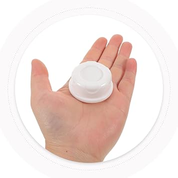 4pcs Bottle Accessories Pp Milk Bottle Caps for Feeding Storage Travel Wide Opening Leak Screw Caps Compatible for Berik