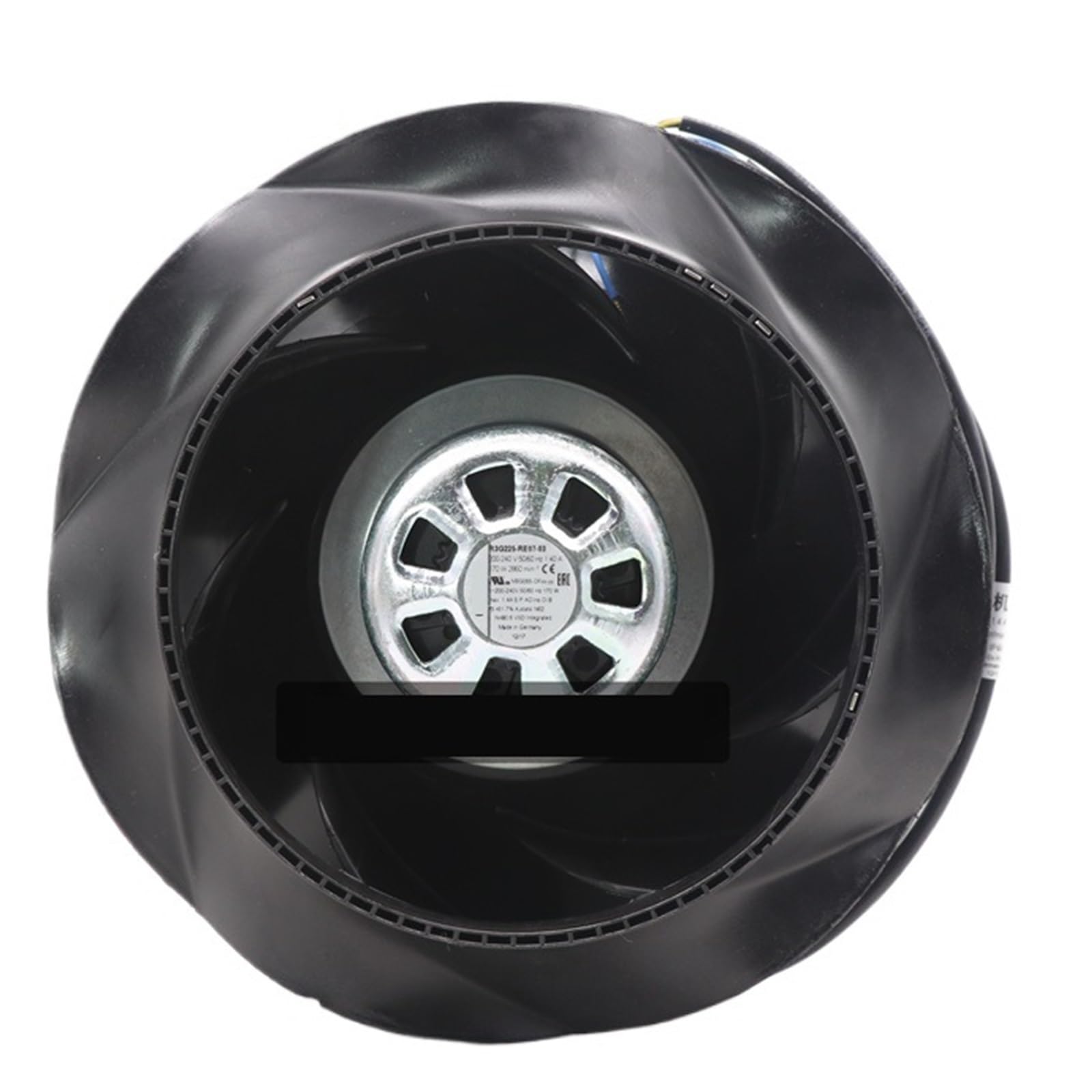 Ventilateur R3G225-RE07-03 extracteur d'air industriel 220V CA 170W