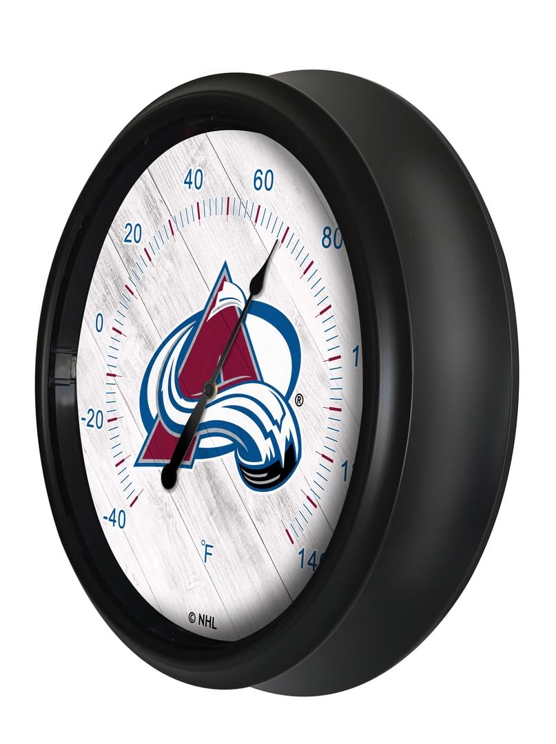 Colorado Avalanche Indoor/Outdoor LED Thermometer