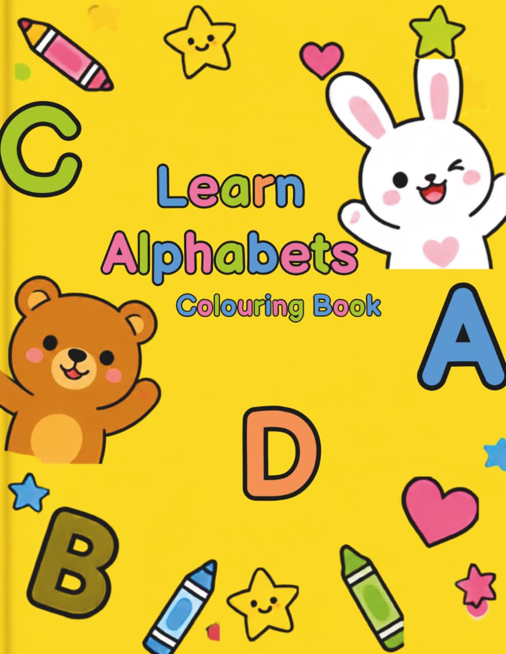 Learn Alphabets Colouring book