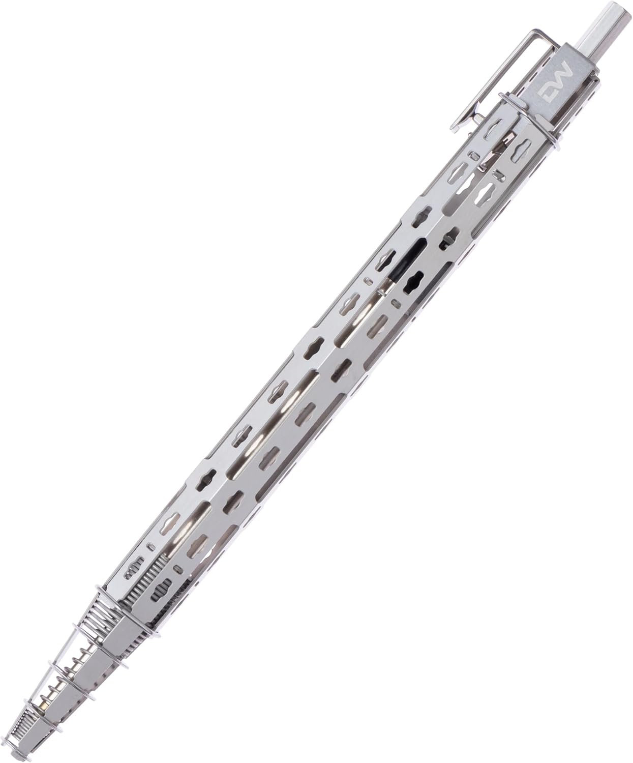 Assembly.Craft Stainless Steel Ballpoint Pen, Silver, 144mm x 10mm