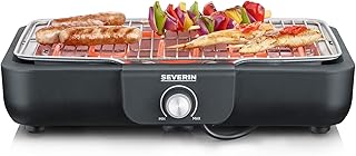 Anuncio patrocinado: Severin barbacoa de mesa con parrilla de acero inoxidable, para interior y exterior, 2.300 W, superfi...