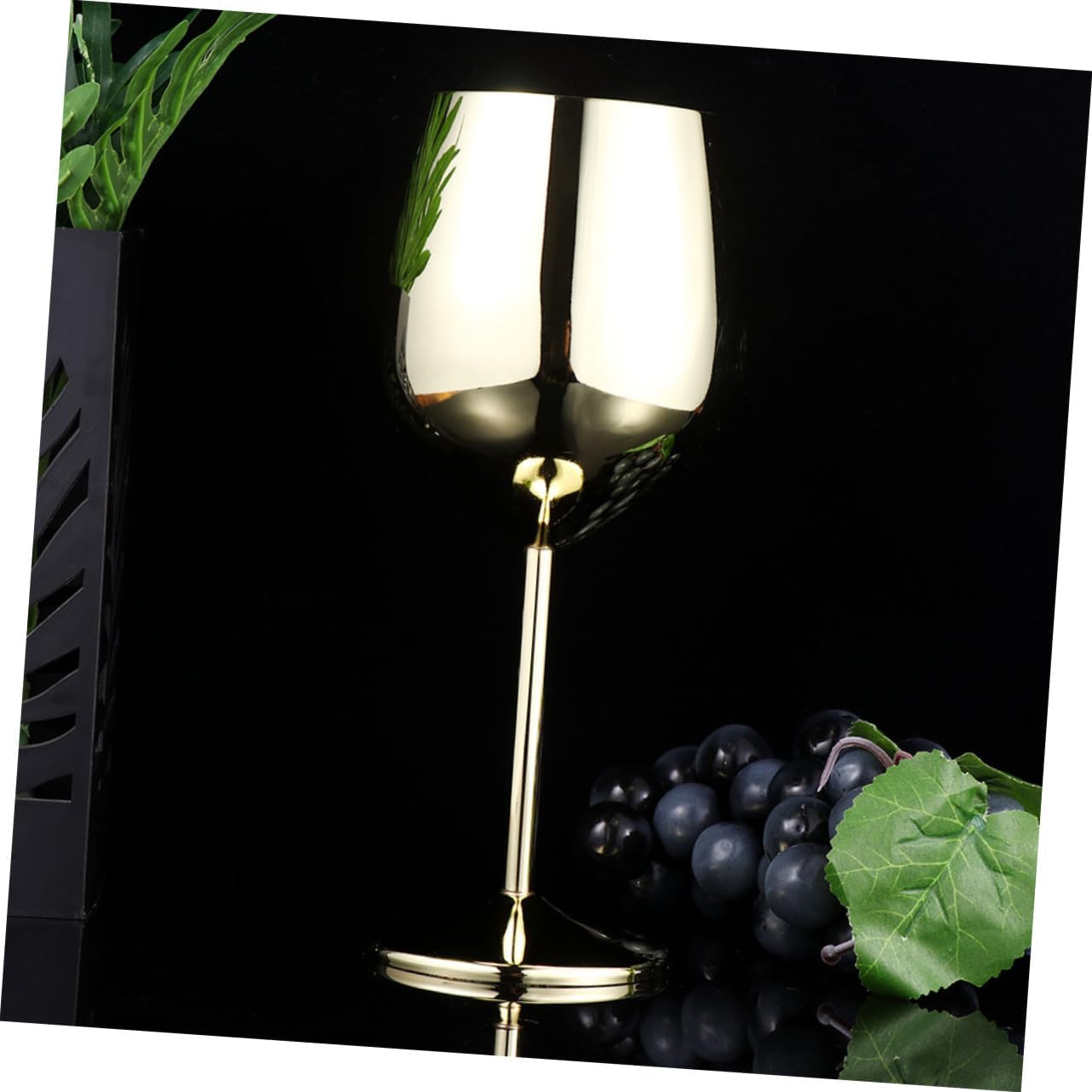 2pcs Stainless Steel Wine Goblets Sturdy Metal Cocktail Cups for Weddings and Parties Stemmed Goblet Glasses Insulated Drinking Glasses for Liquor and Cocktails