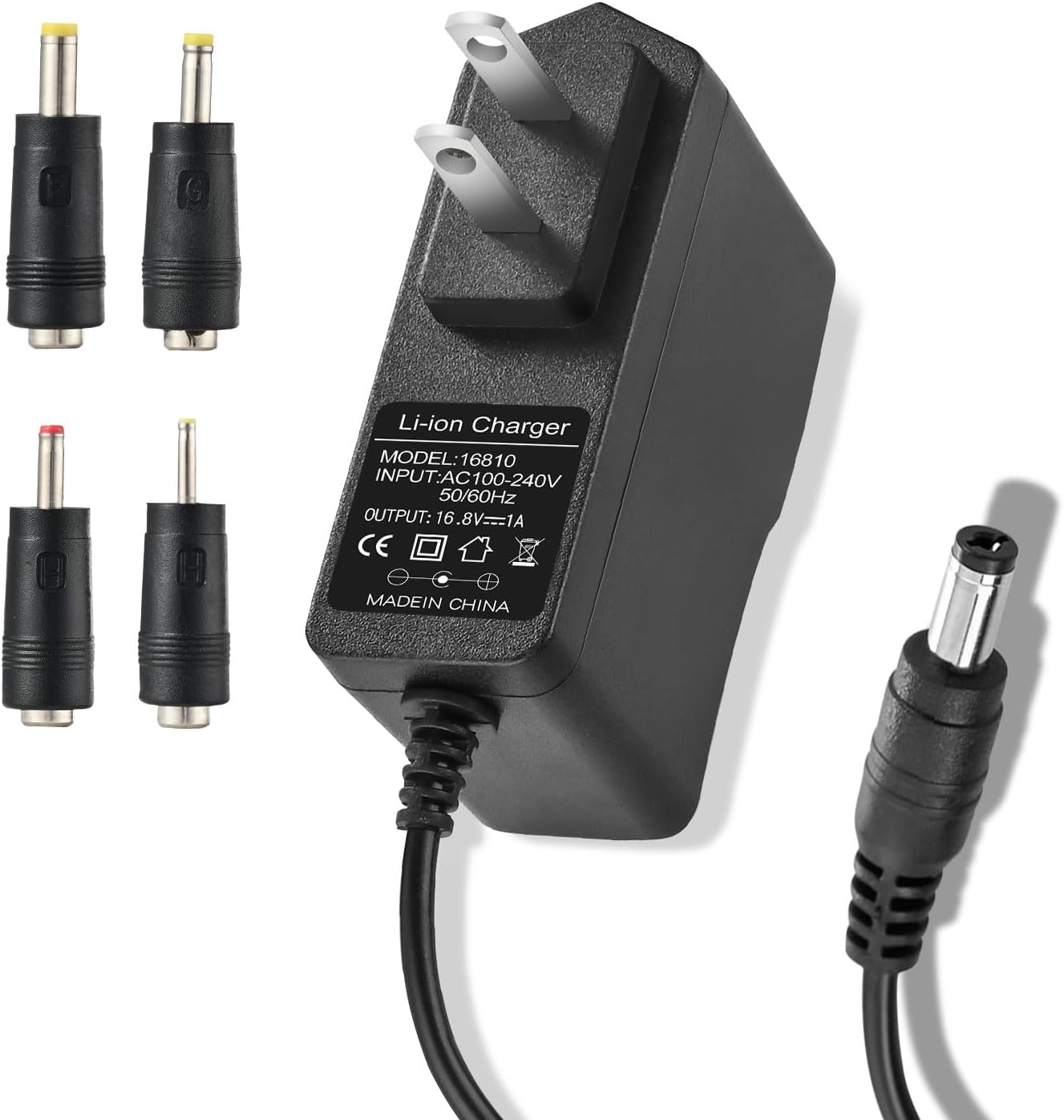 AC/DC 16.8V Massage Gun Charger Compatible with LifePro Sonic, Sonic Mini,Fusion X, Sonic Pro, Youdgee H1 Mini, Mebak 3, Cryotex, DamKee DK-01 02, Wattne W2 W1, jetbus