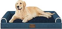 Vista 29 de Cama grande para perros ortopédica lavable: camas con almohada XL para perros grandes, sofá de espuma viscoelástica, impermeable, funda extraíble
