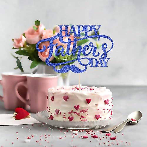 Miniatura 7 de Crseniny Decoración para tartas del día del padre, decoración de fiesta de cumpleaños con texto en inglés Love Father Best Dad (Love Father Best Dad)