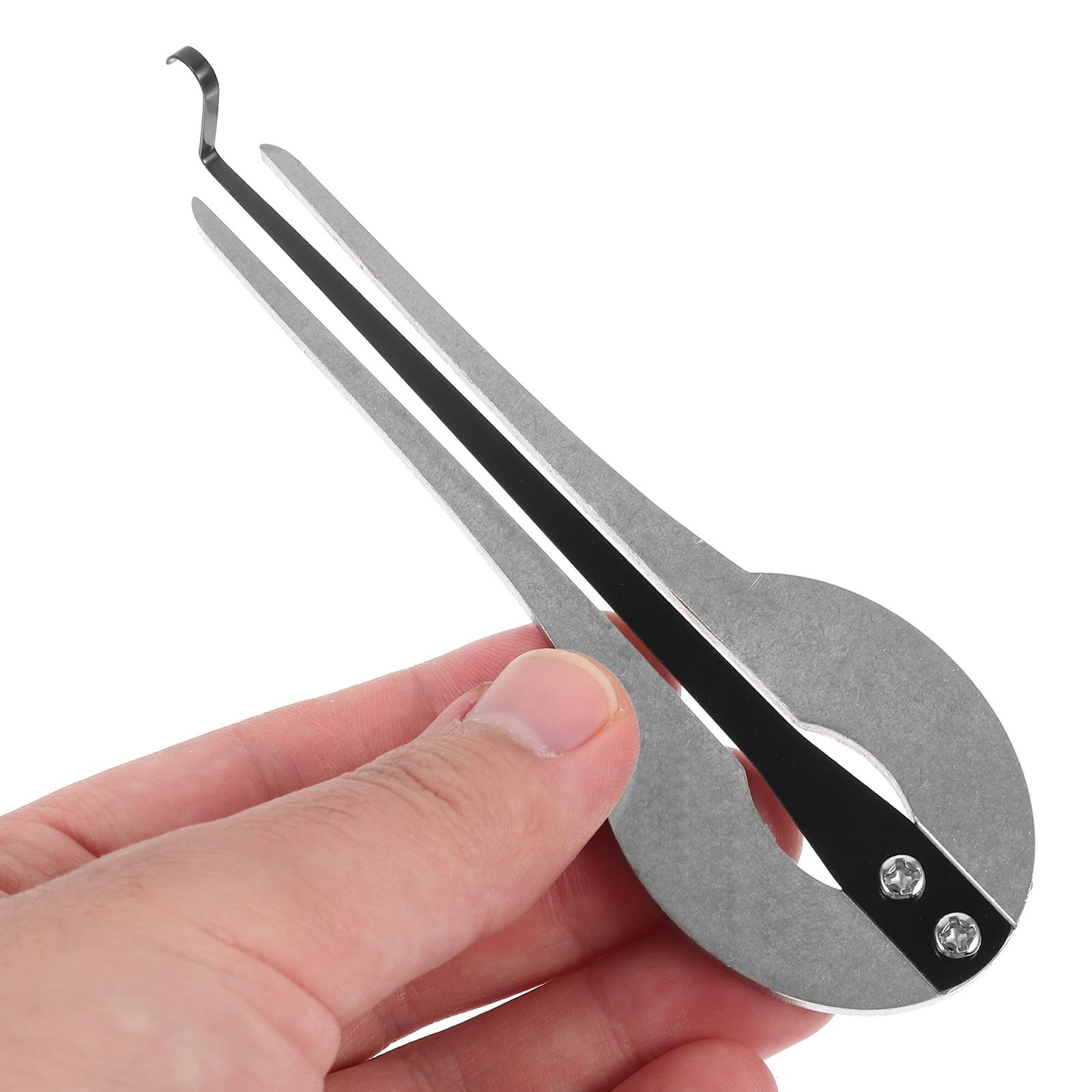 Toyvian Harpe à Mâchoire Légère en Métal Argenté pour Débutants, Instrument Ethnique Portable Polyvalent pour Jouer Musique Ethnique