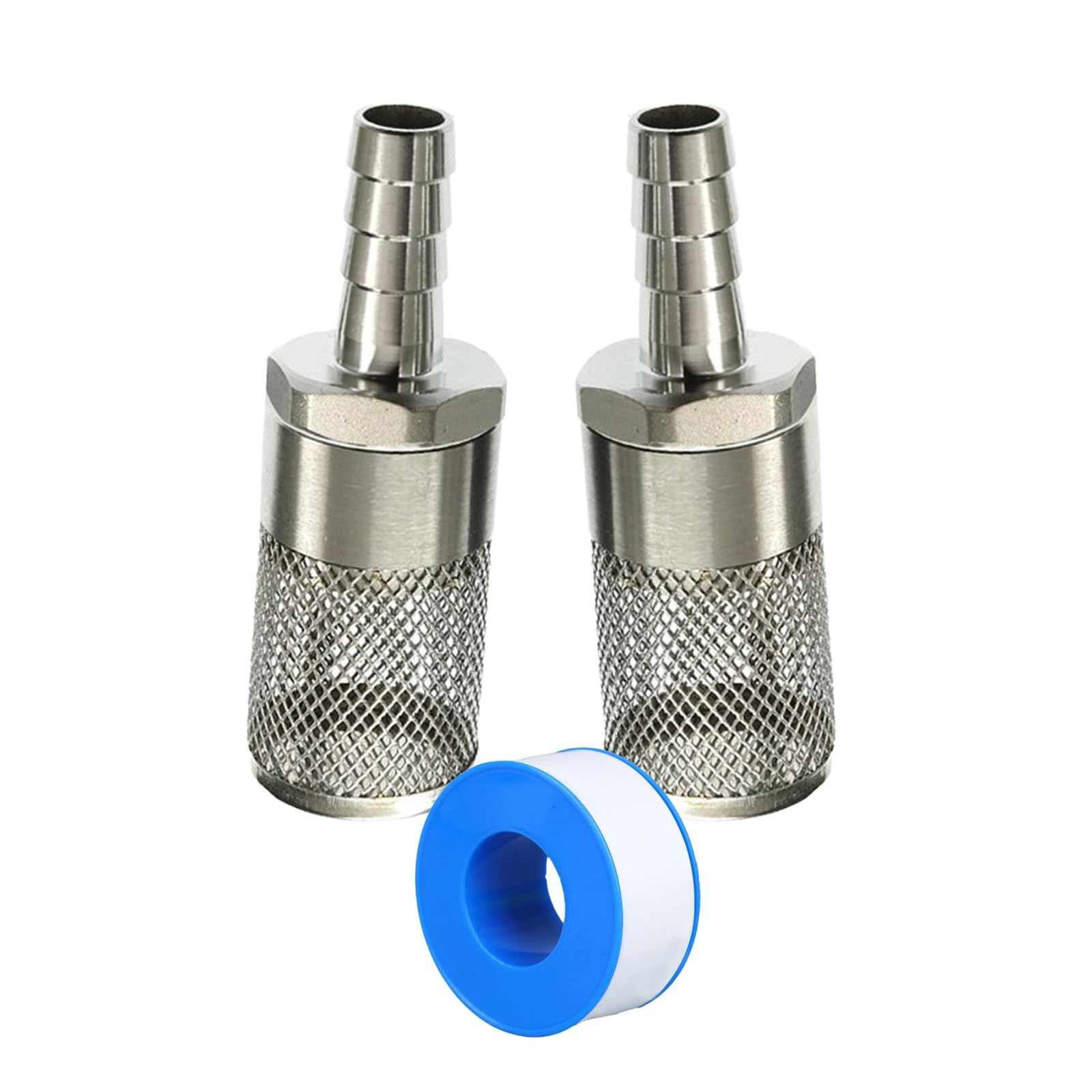 Crépine d'aspiration pompe eau et filtre à barbe inox 304 pour nettoyeur haute pression