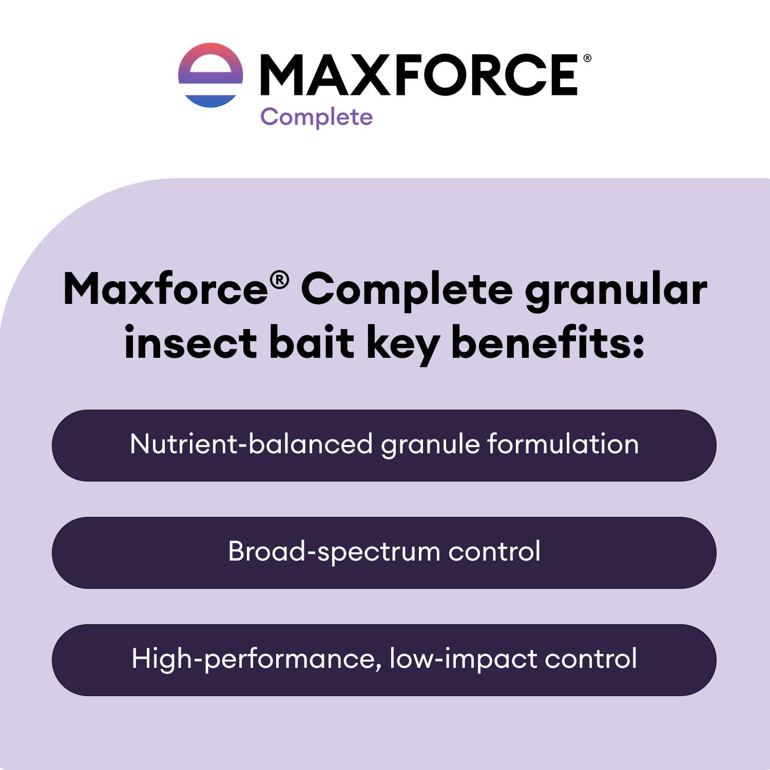 Maxforce Complete Granular Insect Bait 8 oz | for Indoor and Outdoor Perimeter Use | Delayed Kill for Colony Control | Effective Against Ants, Roaches, Silverfish, Earwigs, and Other Crawling Insects