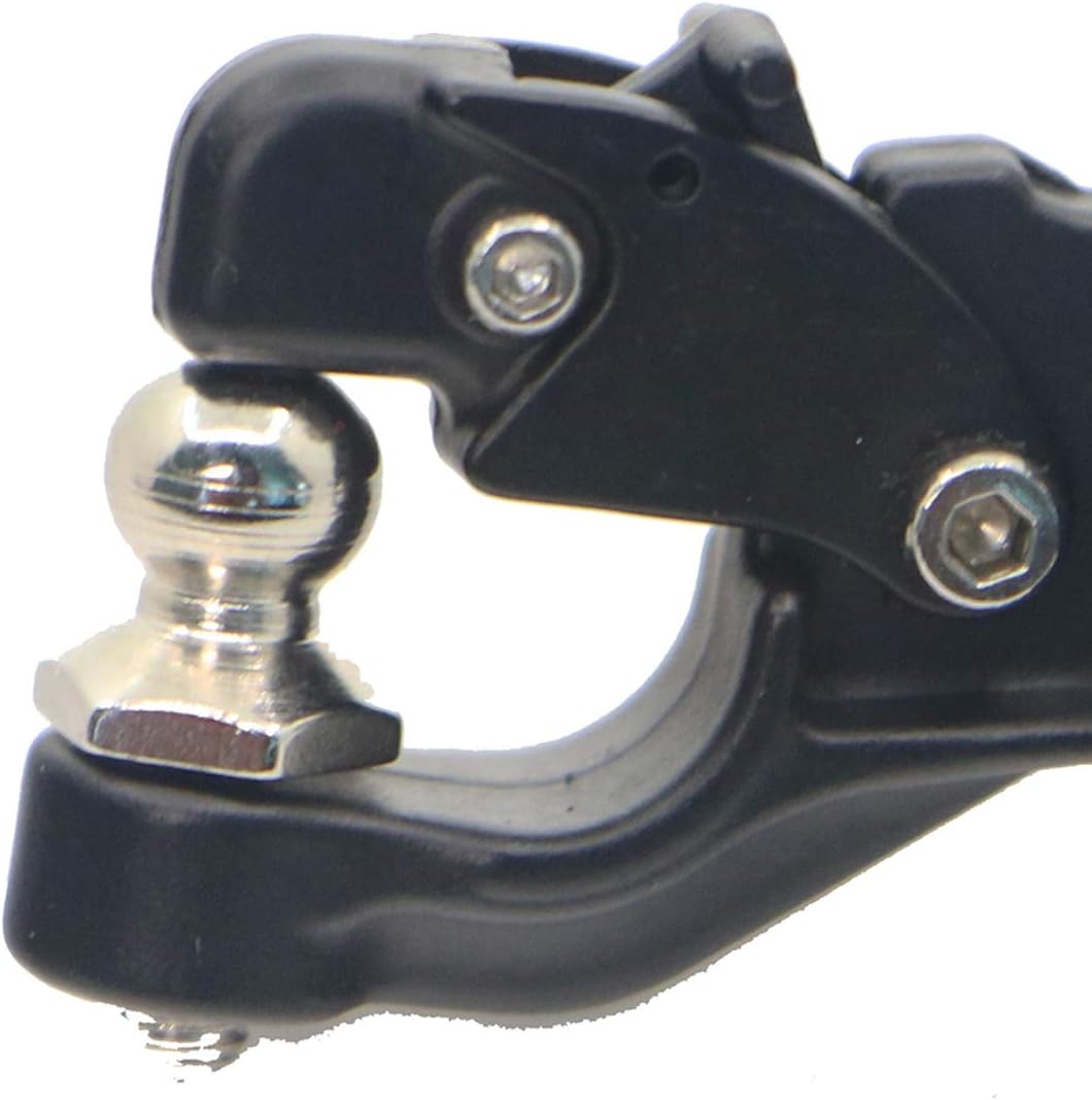 Share Goo Metal 1/10 RC Hitch Trailer Hook Simulation Climbing Tow Shackles Compatible with Traxxas TRX-4 90046 90047 SCX10 1/10 RC Crawler Ca