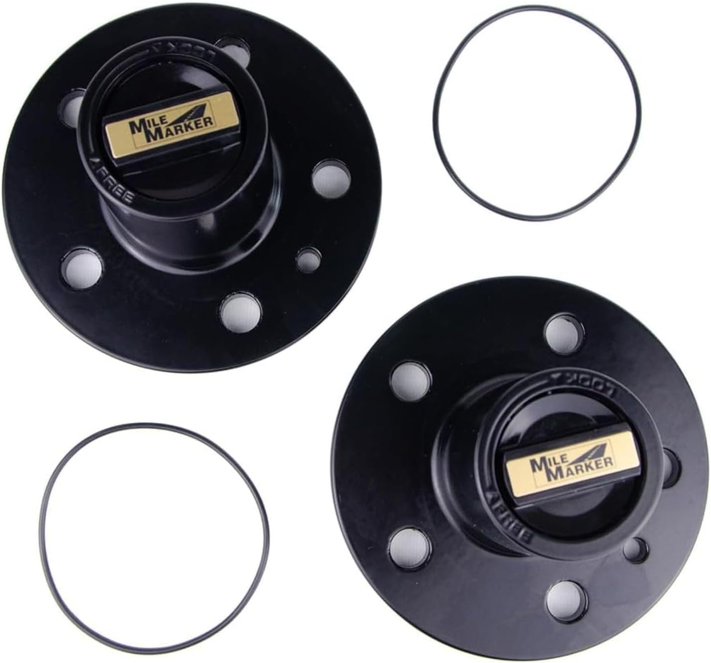 MILE MARKER 428 Pair of Premium Manual Locking Hubs fits 1990-1994 Explorer and 1983-1997 Ranger | Requires Conversion Kit | Replaces Original Equipment Manual & Automatic Hubs | Includes Hardware