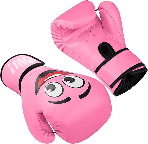 Miniatura 4 de Guantes de boxeo para niños y niñas de 3 a 8 años, guantes de boxeo para entrenamiento de boxeo para saco de boxeo, kickboxing, Muay Thai, MMA