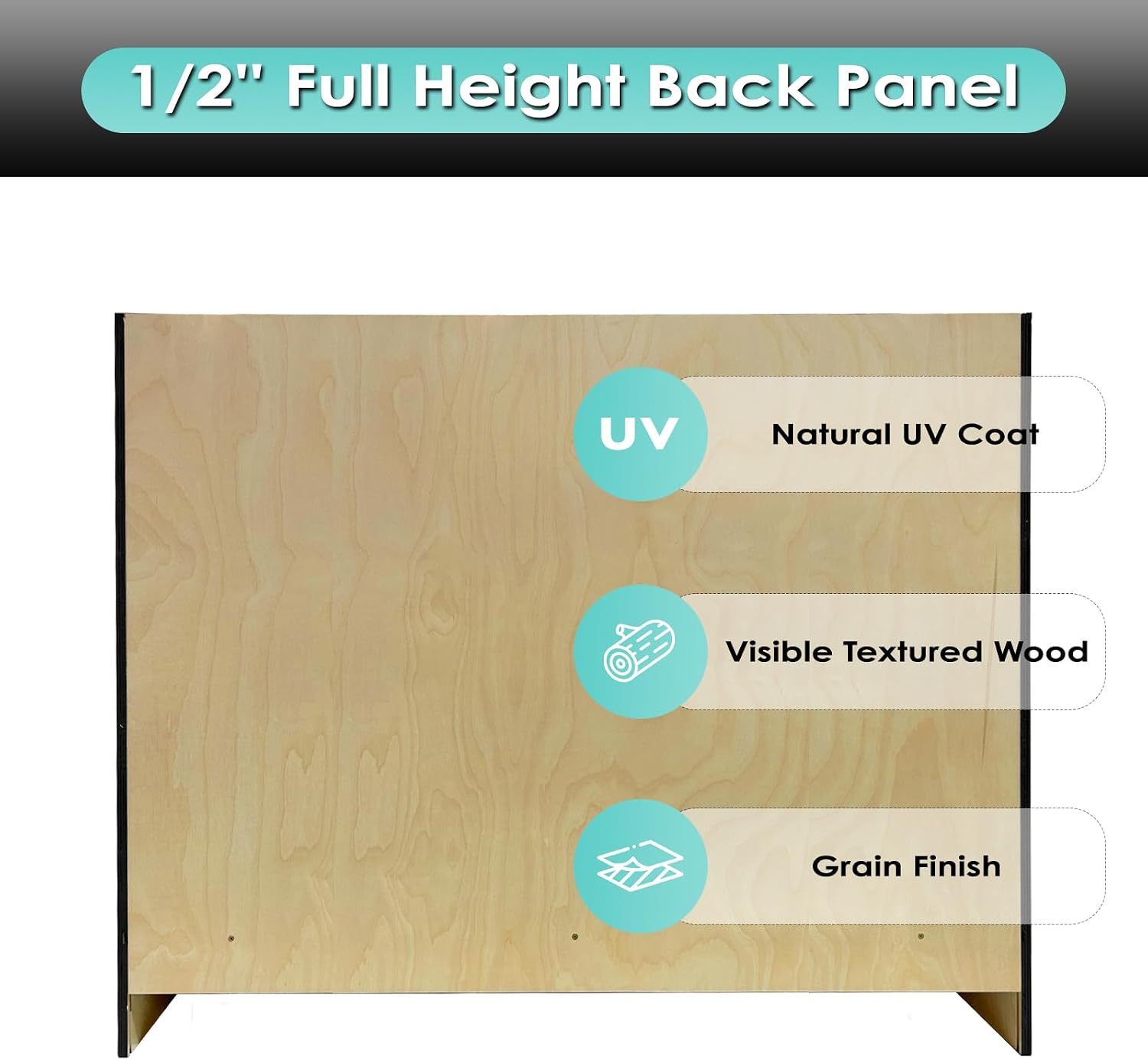 42" Bathroom Sink Vanity Without Sink, Bathroom Vanity with Drawers, 2 Soft Close Doors, 2 Soft Close Drawers on Right, Plywood Box, Unassembled, RTA (Graphite Gray, 42" W X 34.5" H X 21" D)
