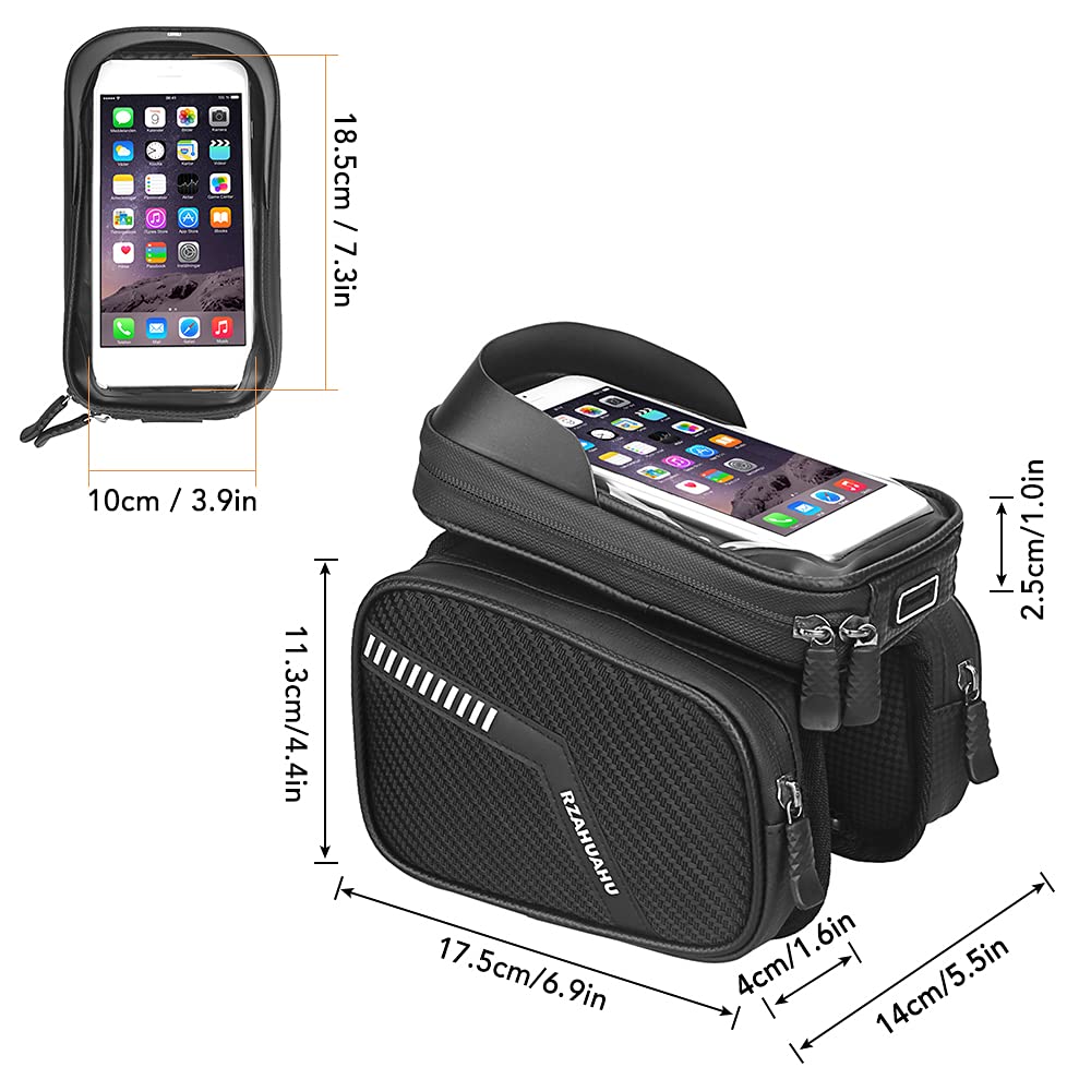 Video su Qual è Borsa per telaio di bicicletta impermeabile 500d in PVC per mountain bike, borsa triangolare per telaio, produttore