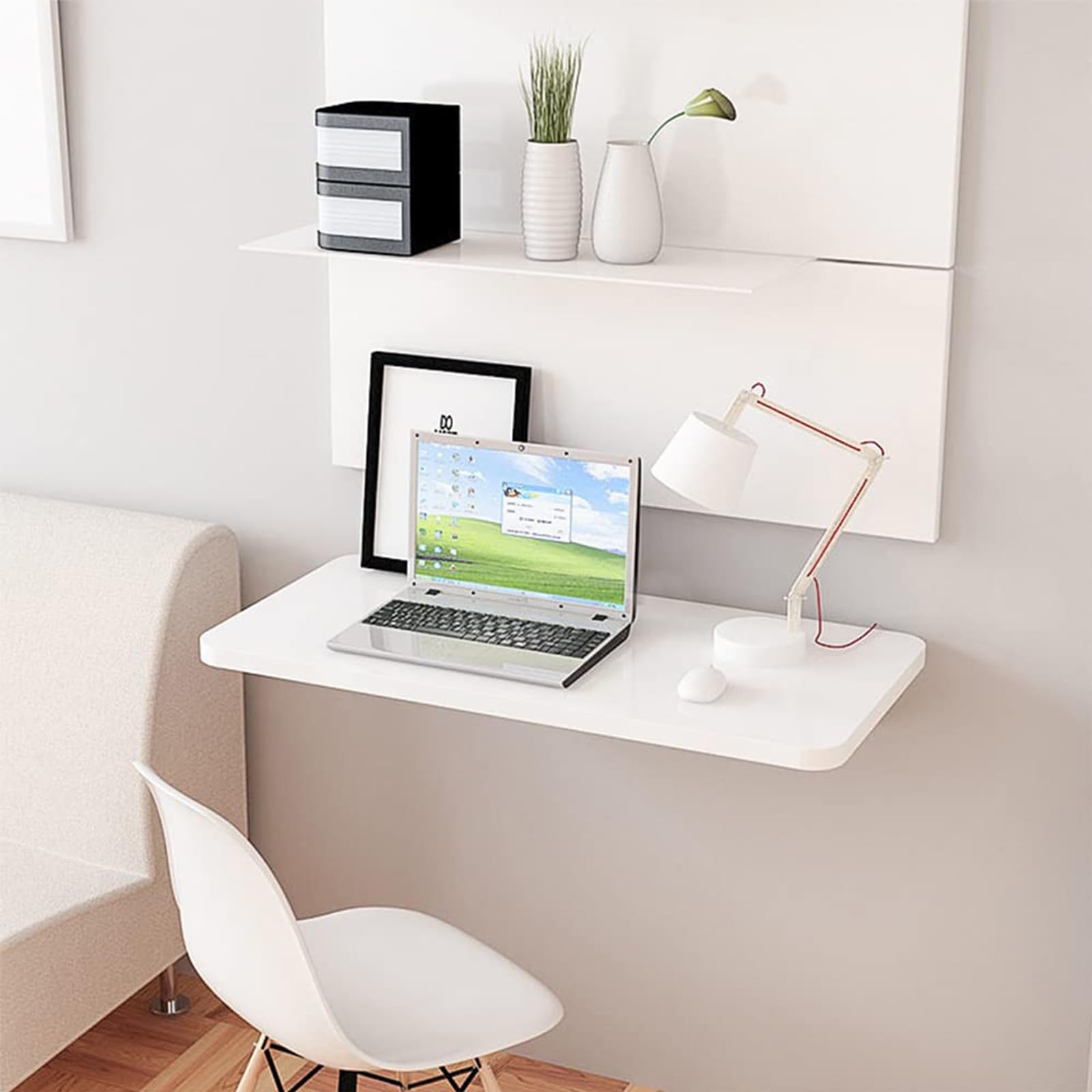Table pliante flottante murale pour un coin repas dans votre cuisine