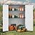 DWVO 59 Cu. Ft. Vertical Storage Shed, Weatherproof Outdoor Tall Cabinet with Double-Wall Panels and Floor, Lockable Resin Shed for Garden, Garage, Patio, Light Gray (Shelves Not Included)