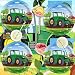 Imagen de LOEPENLE Juego de vajilla para fiesta de tractor