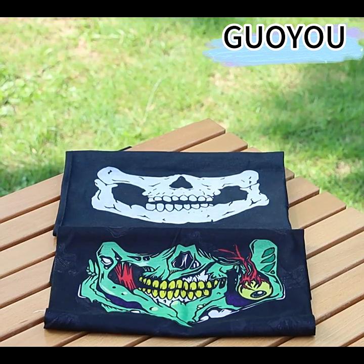 Scaldacollo Teschio GUOYOU 6 Pezzi - Bandana Multifunzione Per Moto, Sci E Sport Invernali - Foto 12