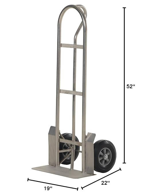 Carretilla de mano Vestil acero inoxidable 600 lb miniatura 5