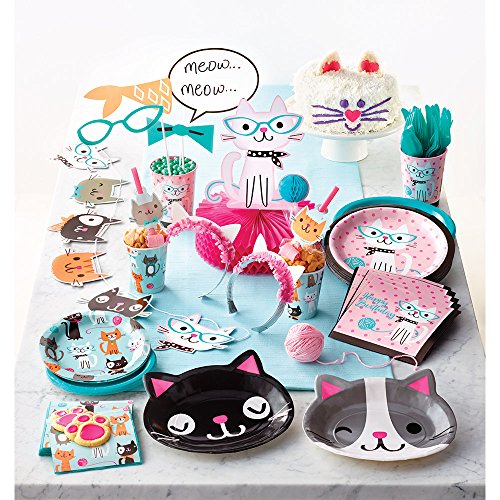 Image of Creative Converting 329408 Cute Cats Shaped Banner - 1 Pc