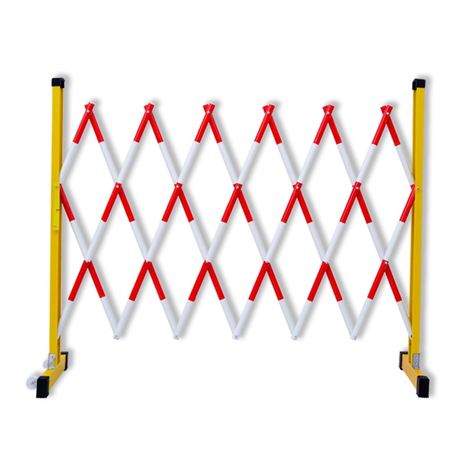 Barrière de sécurité mobile extensible à roulettes pour école et événementiel