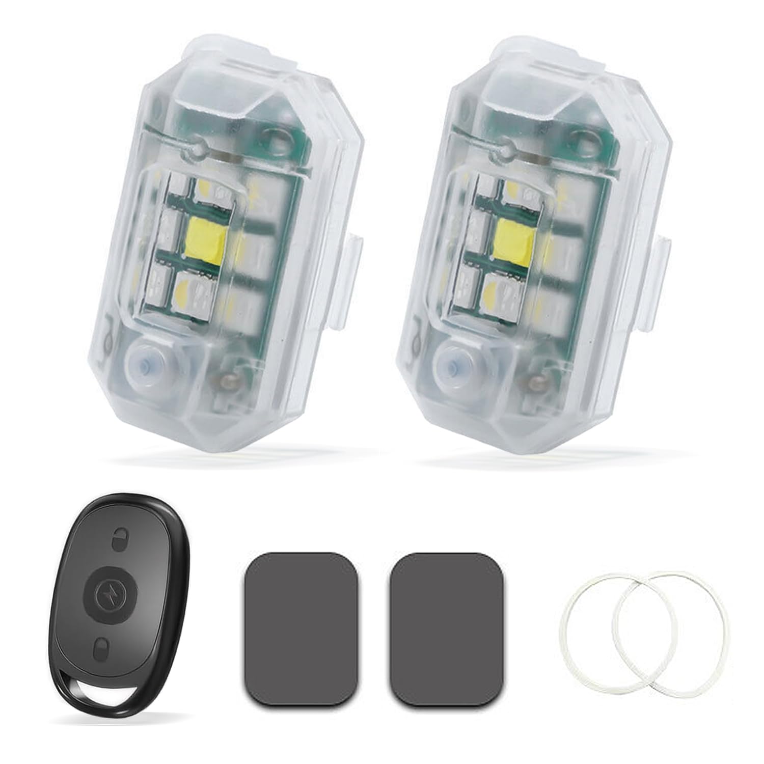 LED ホワイト→イエロー切り替え式 リモコン切り替え、ストロボ機能