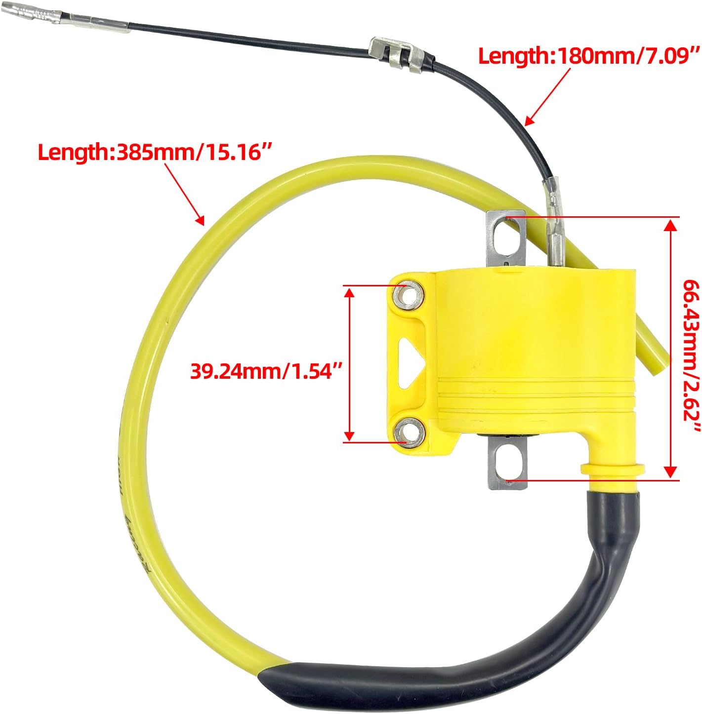 Universal Ignition Coil 2/4 Stroke GY6 Racing Ignition Coil Motorcycle fit for 4T 2T Street Dirt Bike for Moped ATV Scooter Go Kart Pit Bike