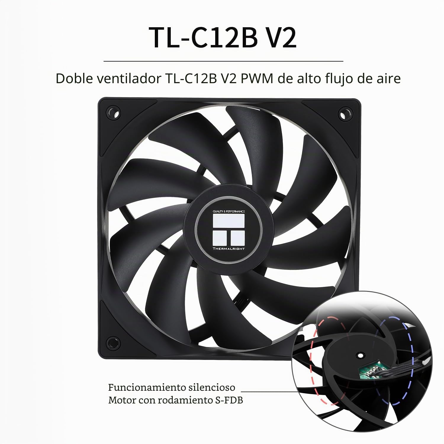 TR Phantom Spirit 120 SE Black CPU, ventilador para procesador con 7 tubos de calor, dos ventiladores PWM de 120 mm, AGHP 4.0, para AM4/AM5