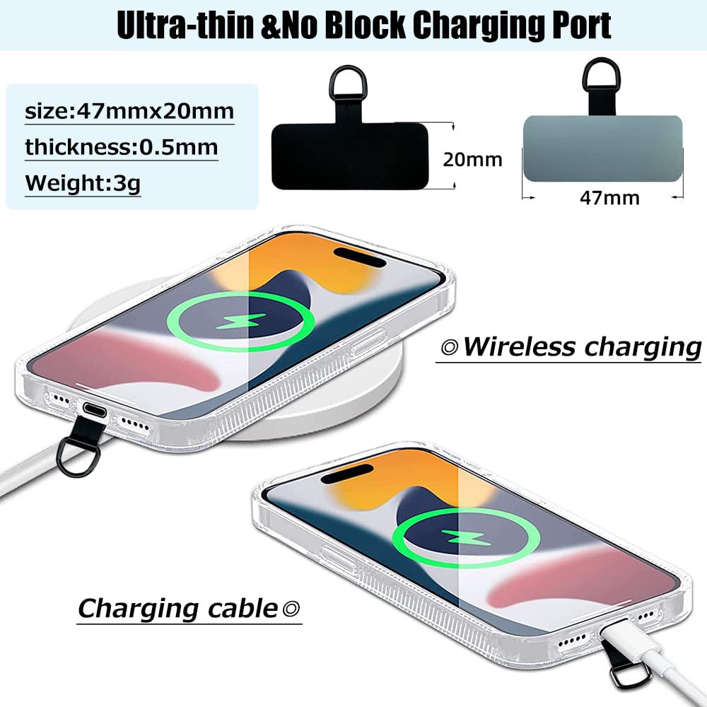 Amazon.com: Phone Lanyard Tab 2pcs, [New Version] Stainless Steel