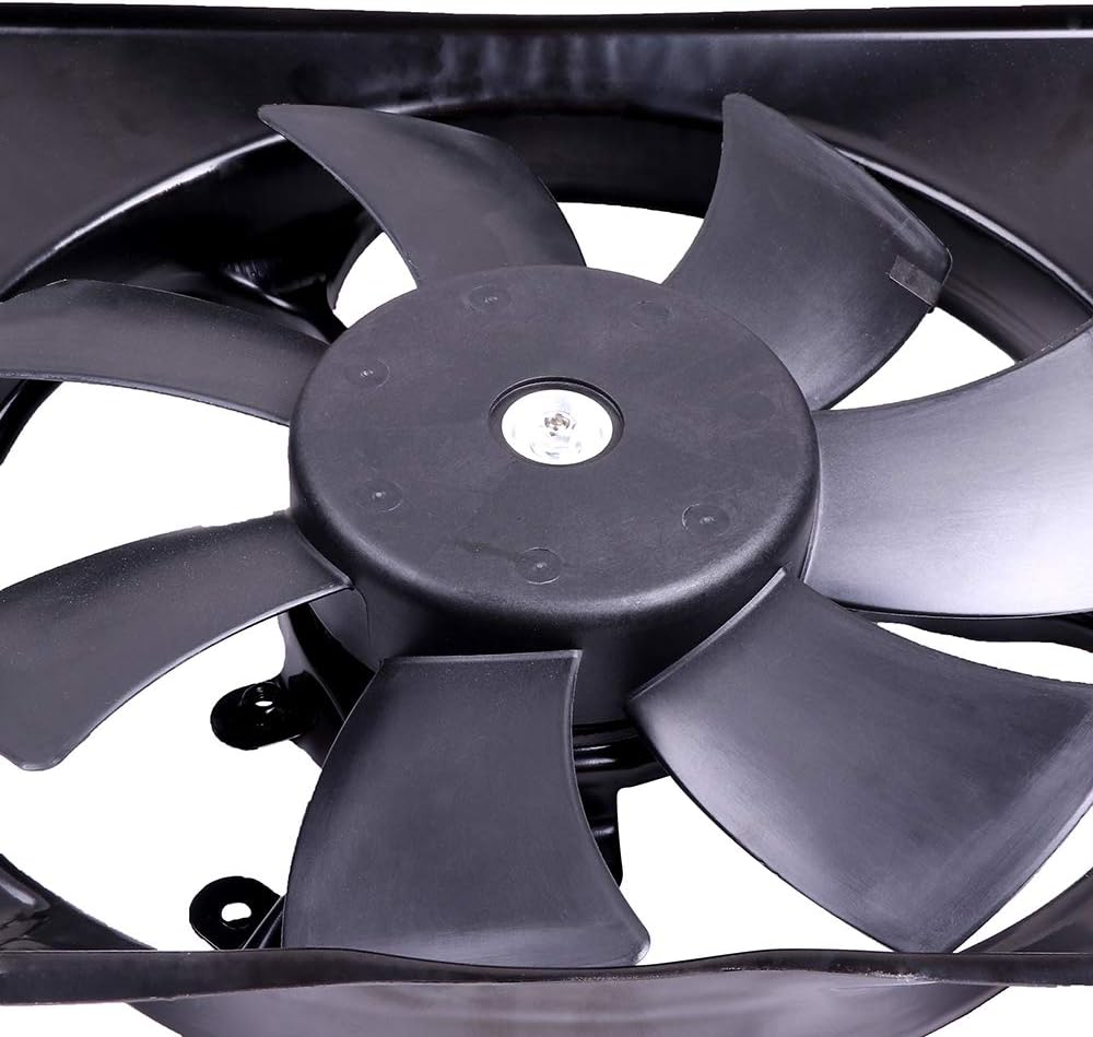 A/C Condenser Fan Assembly Cooling Fan Passenger Side/RH 621-011 KFKGF Universal Slim Fan Push Pull A/C Condenser Fan Assembly Cooling 12V Mount Kit 2006-2011 for Honda for Civic