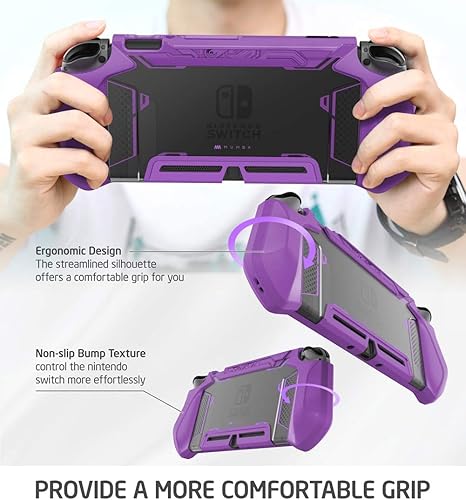 Miniatura 7 de Mumba - Funda compatible acoplable con Nintendo Switch Blade Series de poliuretano termoplástico con agarre ergonómico y cómodo