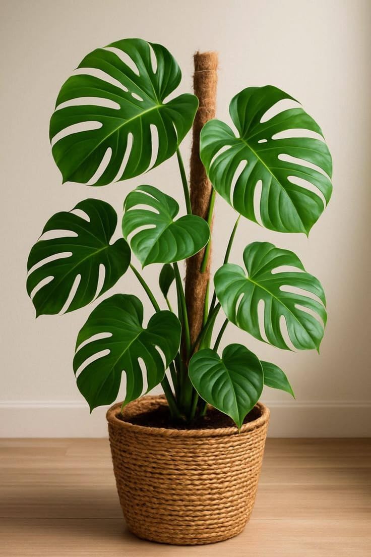 Adanson's Monstera Live Plant | Swiss Cheese Plant for Indoor Home Decor | Hardy Air Purifying Climber for Living Room & Office-image-41