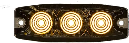 Buyers Products 8892230 - Luz estroboscópica LED ultrafina, ámbar, 3.5 pulgadas